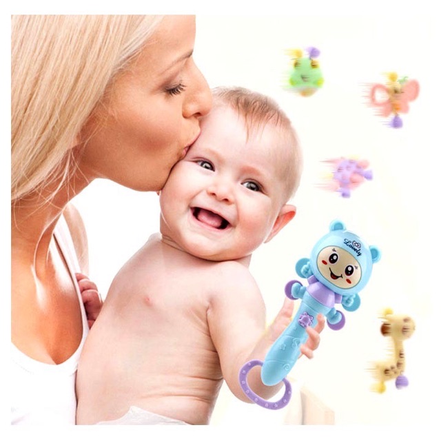 ĐỒ CHƠI XÚC XẮC 7 MÓN AN TOÀN CHO BÉ