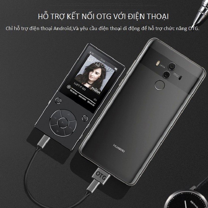 [Mã 155Elsale Giảm 7% Đơn 300K] [Bảo Hành 1 Đổi 1] Máy Nghe Nhạc Xem Phim Bluetooth Ruizu D11 Bộ Nhớ Trong 8Gb