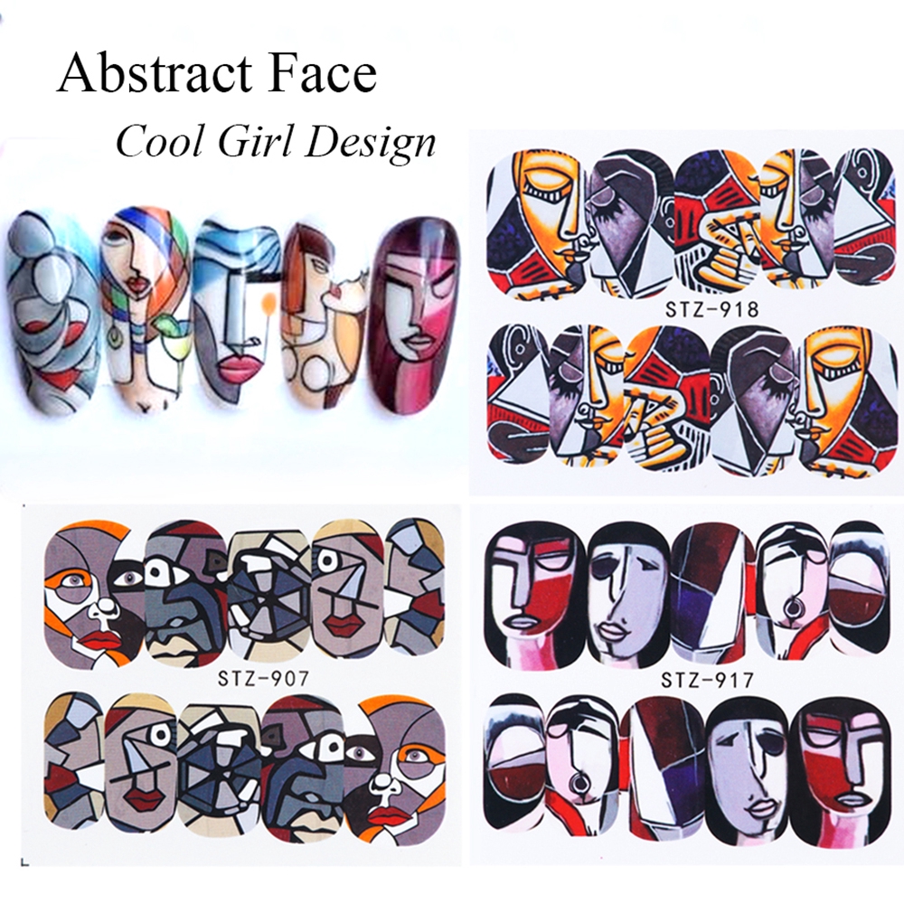 Set 1/16 miếng dán trang trí móng tay nghệ thuật tự làm 3D