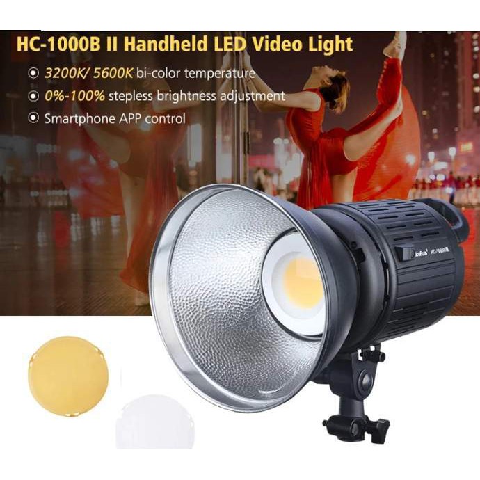 Đèn led studio Nicefoto HC1000BII 100w