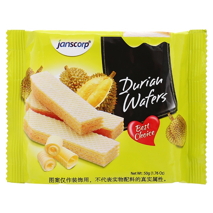 Bánh Xốp Janscorp Hương Sầu Riêng