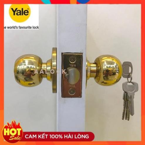 Khoá cửa tay nắm tròn Yale VCA5247 US3- loại khóa quả đấm cao cấp