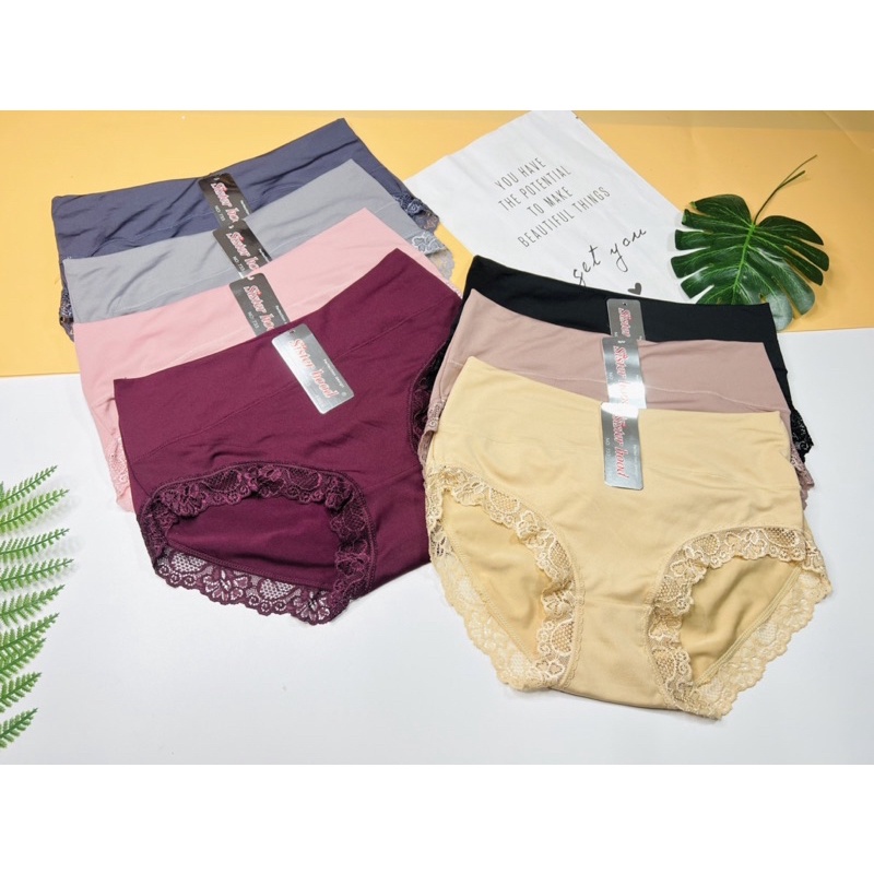 Quần lót nữ Sisterhood 733 THÁI LAN .Thun lạnh mềm mặc siêu êm form 50-62 kg