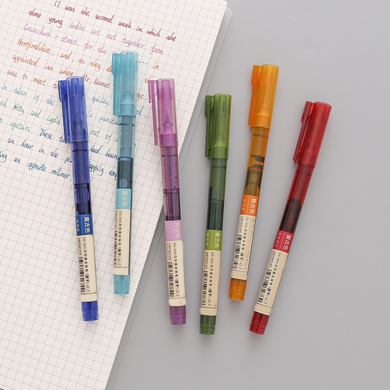 Bút Mực Gel Nhiều Màu Nhanh Khô Mềm Mượt Làm Quà Tặng Cho Học Sinh