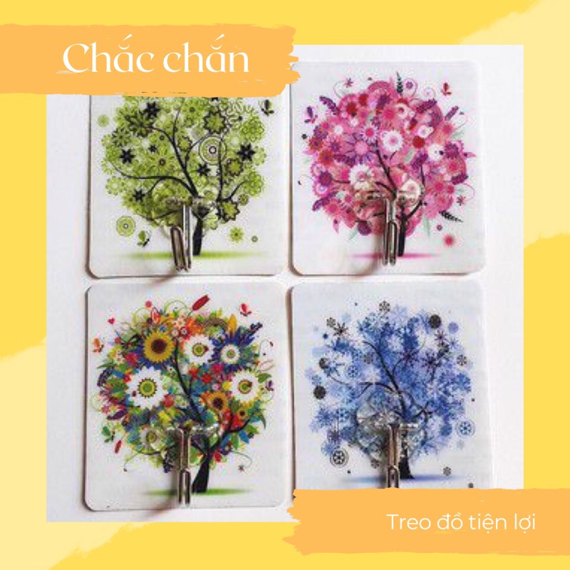 Móc treo dán tường 3D siêu dính cao cấp
