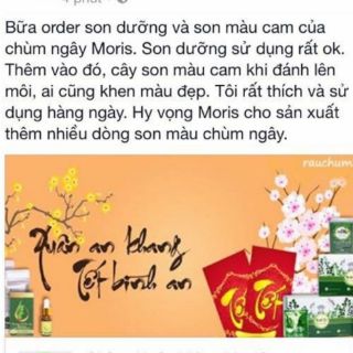 [Masa Q.9] Son màu handmade chùm ngây MoriS