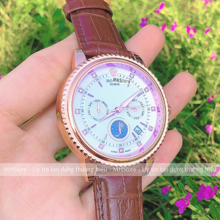 Đồng hồ nam RL 9261 dây da cao cấp chính hãng, tích hợp có lịch ngày, đẹp giá rẻ sang trọng [Tặng thêm pin] | BigBuy360 - bigbuy360.vn