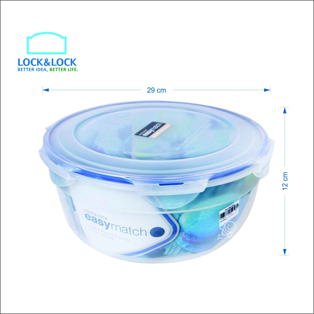 [ LOCK&amp;LOCK ] Hộp nhựa tròn Lock&amp;Lock 5L HSM948EM