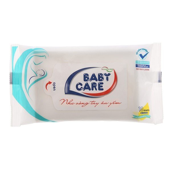 Khăn ướt Baby care 10 tờ