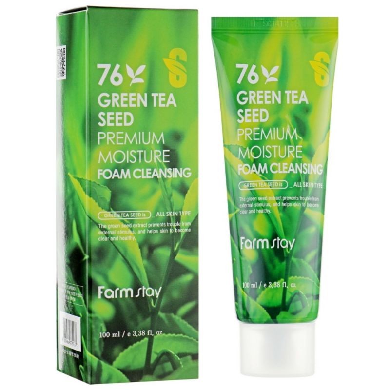 Sữa rửa mặt Farm stay 76 Green Tea Seed 100ml