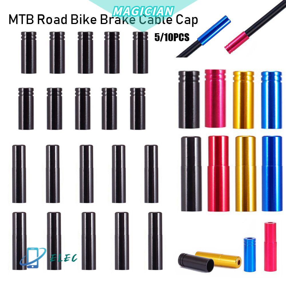 Set 5/10 Nắp Đậy Dây Cáp Phanh Xe Đạp Nhiều Màu Sắc 4mm 5mm Chất Lượng Cao