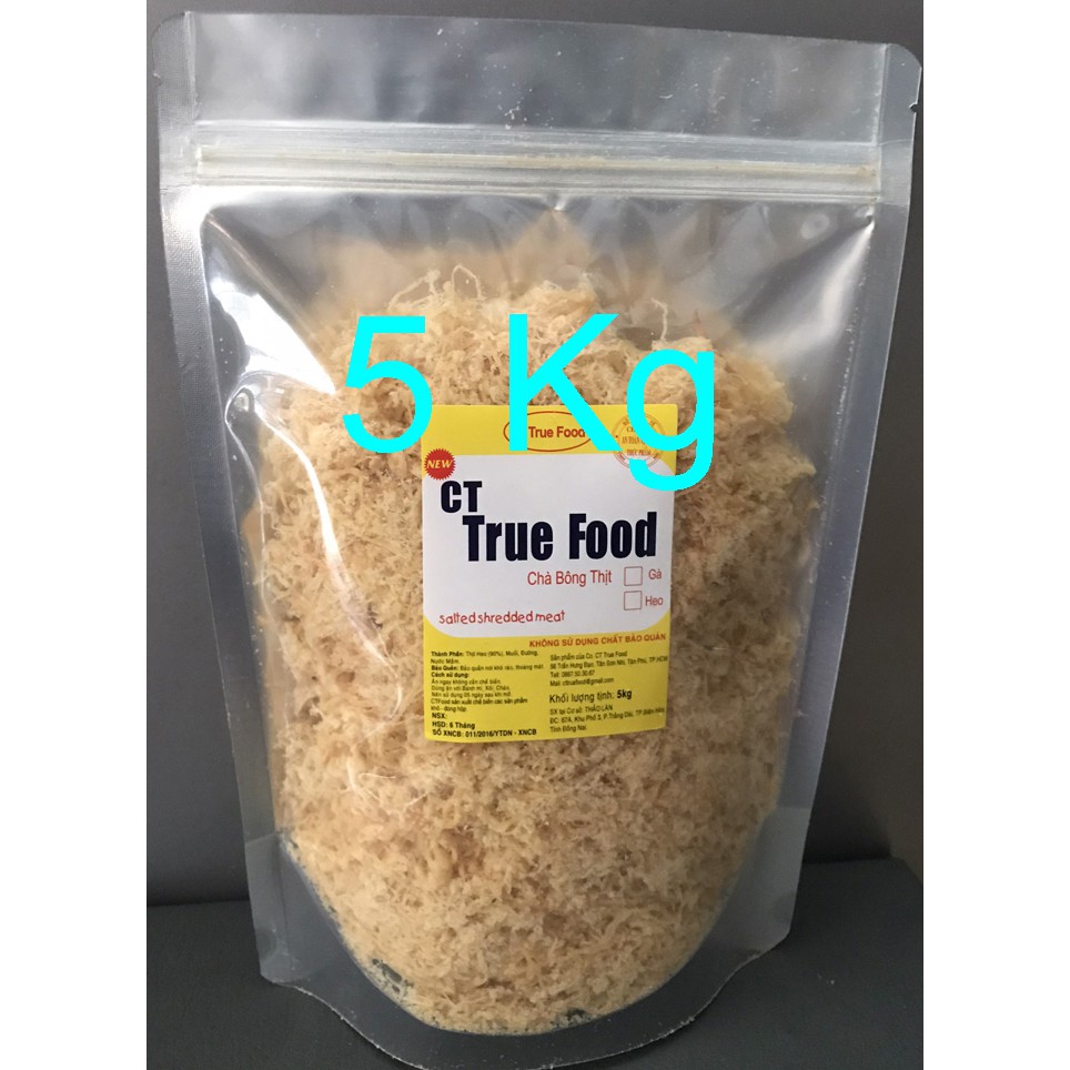 Ruốc gà tơi làm bánh - Chà bông gà tơi / CT True Food - Túi 5 Kg