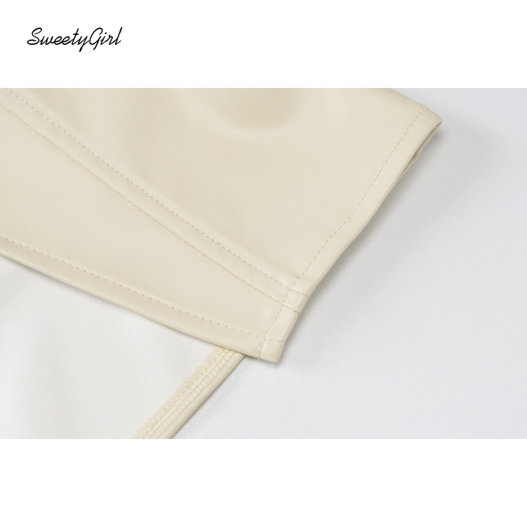 Áo Tank Top Cổ Chữ V Khoét Sâu Màu Trơn Thời Trang Quyến Rũ Cho Nữ