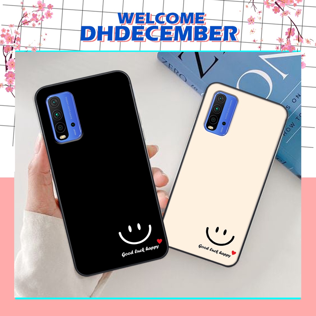 Ốp lưng Xiaomi REDMI 9T in hình nice ,good luck happy ốp xinh viền dẻo đẹp chất