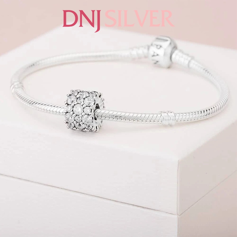 Charm bạc 925 cao cấp, hàng chuẩn bạc - Charm Clear Sparkle thích hợp để mix vòng tay charm - DN177
