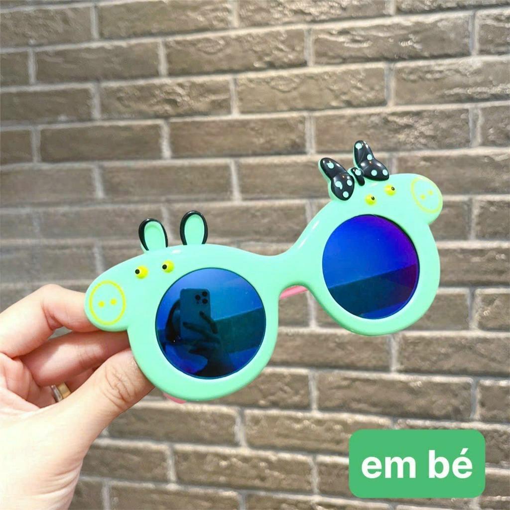Kính râm trẻ em hình heopeppa nhiều màu đáng yêu, chống tia uv dành cho bé từ 3 đến 7 tuổi PEPPA