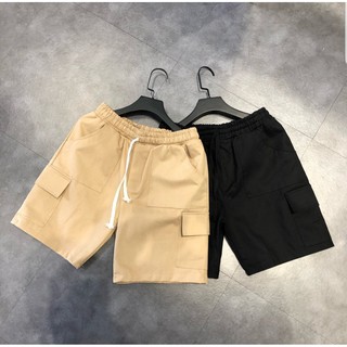 Quần Short Kaki Túi Hộp Unisex