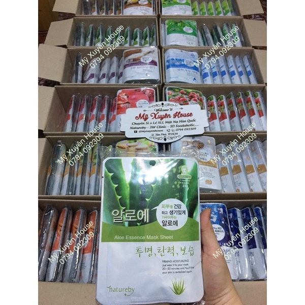 Mặt nạ natureby hàn quốc chính hãng 10 miếng