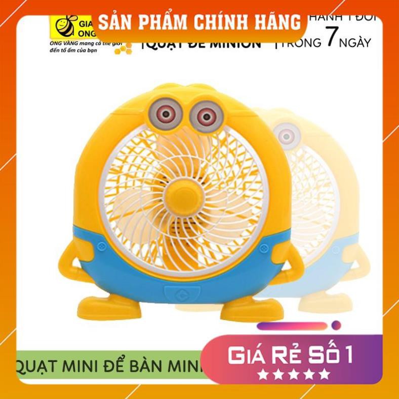 🌥️Bảo Hành 3 Tháng🌥️ Quạt Mini USB Để Bàn Hình Minion Dễ Thương, Thích Hợp Để Bàn Học, Bàn Làm Việc Cho Mùa Hè 2021