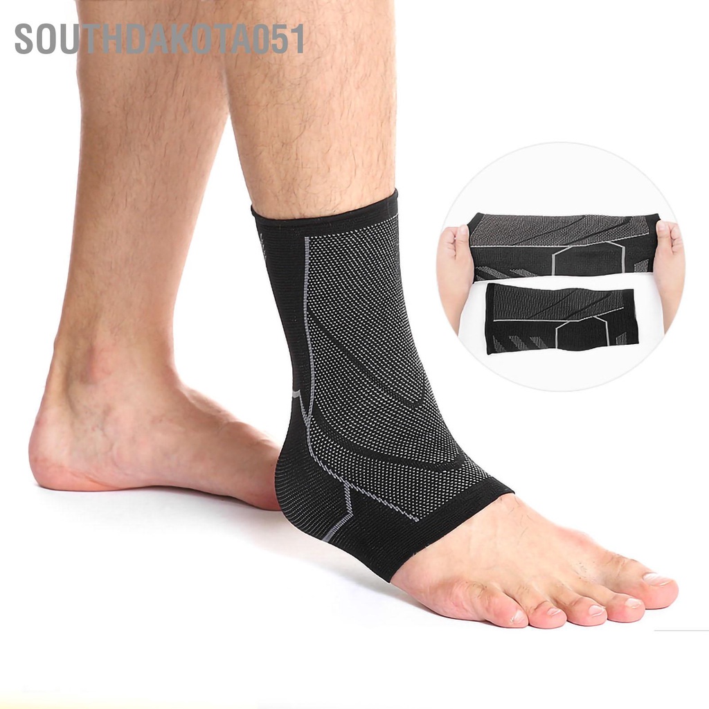 Southdakota051 Nẹp mắt cá chân Nén đàn hồi Achilles Tendon Hỗ trợ tay áo để giảm sưng Plantar Fasciitis