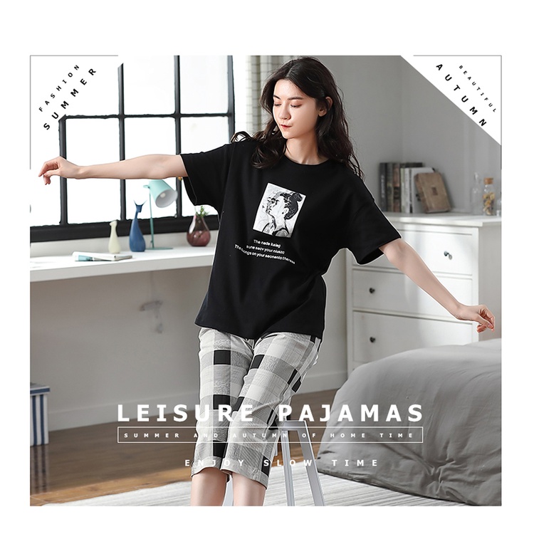 Đồ mặc nhà nữ đáng yêu chất cotton 100% BA5006 | BigBuy360 - bigbuy360.vn