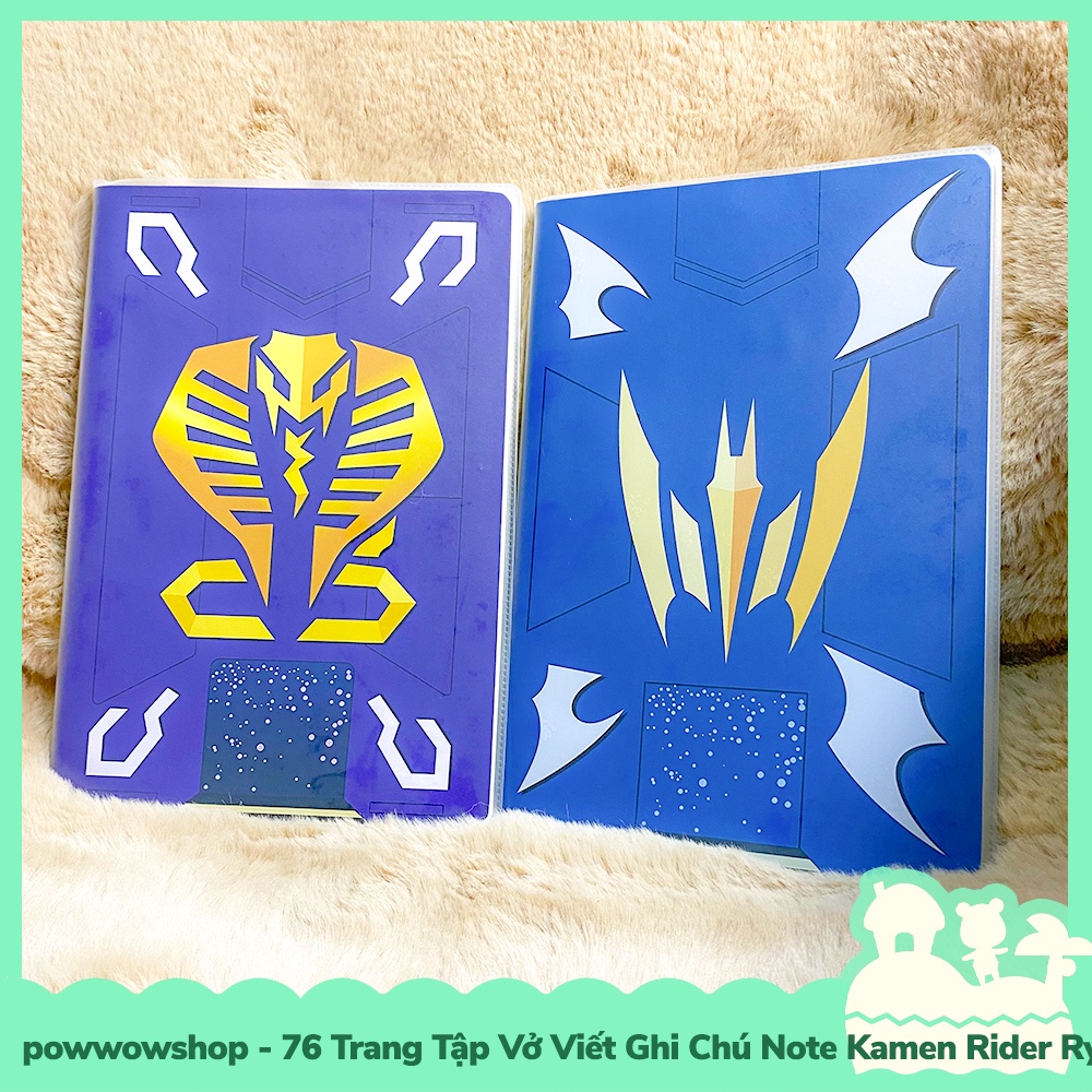 [Sẵn VN - Hỏa Tốc] 76 Trang Tập Vở Sổ Dùng Để Viết Ghi Chú Note Kamen Rider Ryuki Biểu Tượng Symbol