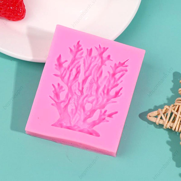 Khuôn silicon tảo biển rong biển rêu trang trí bánh