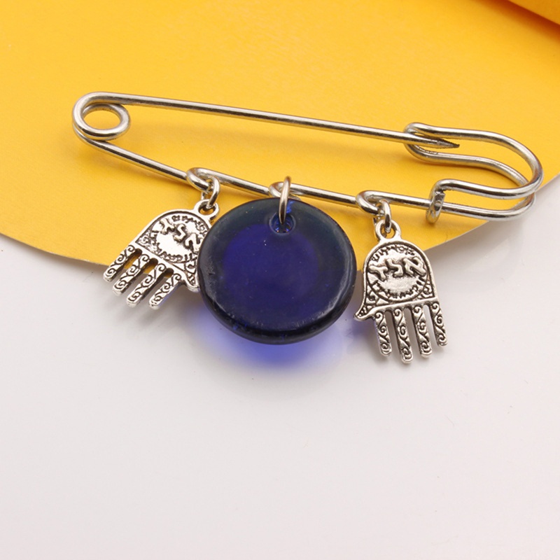 Ghim Cài Áo Hình Bàn Tay Mắt Quỷ Phong Cách Thổ Nhĩ Kỳ