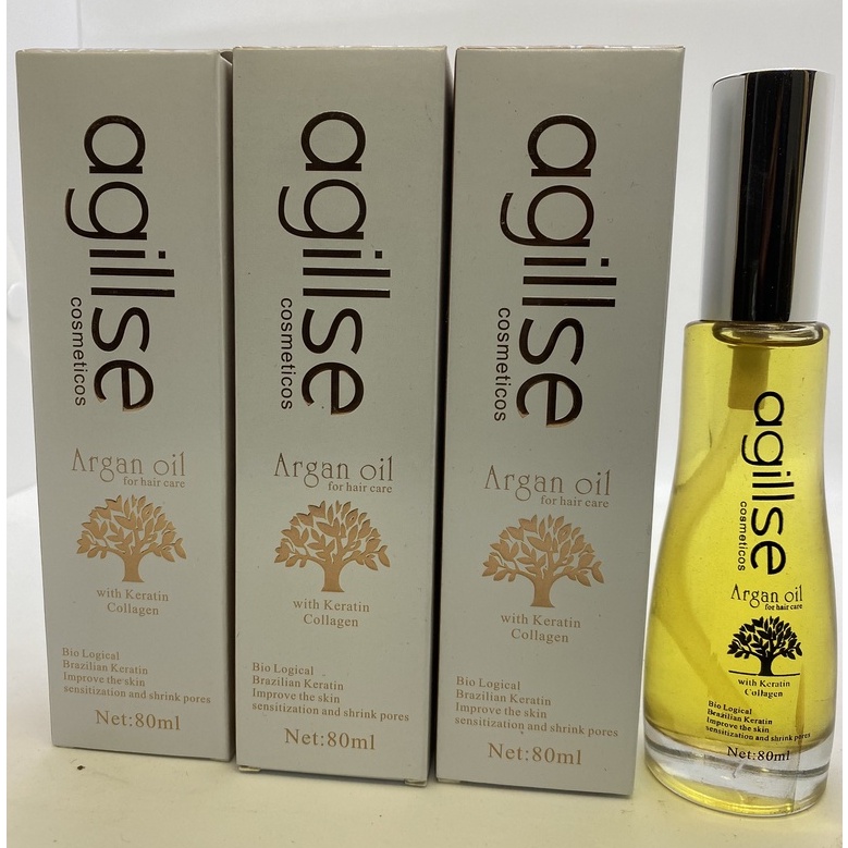 Tinh Dầu Dưỡng Tóc Cao Cấp Agillse Argan Oil - Hương Nước Hoa Quyến Rũ 80ML
