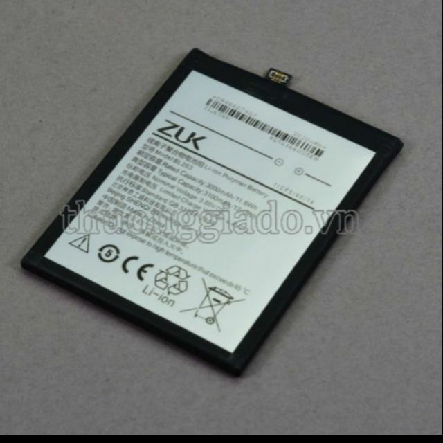 pin Lenovo Zuk Z2 Pro (BL263) 3000mAh bảo hành 6 tháng