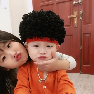 Sỉ mũ xoăn xù bé zai