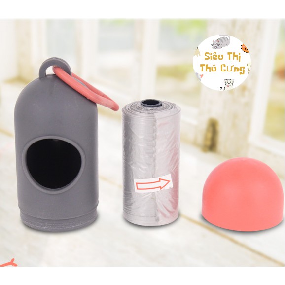 Cuộn Túi Đựng Phân Cho Thú Cưng 1 vỏ + 3 ruột