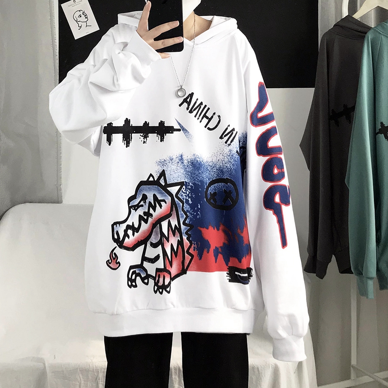 Áo Hoodie Dáng Rộng In Hình Thời Trang Cao Cấp Cho Nam | BigBuy360 - bigbuy360.vn