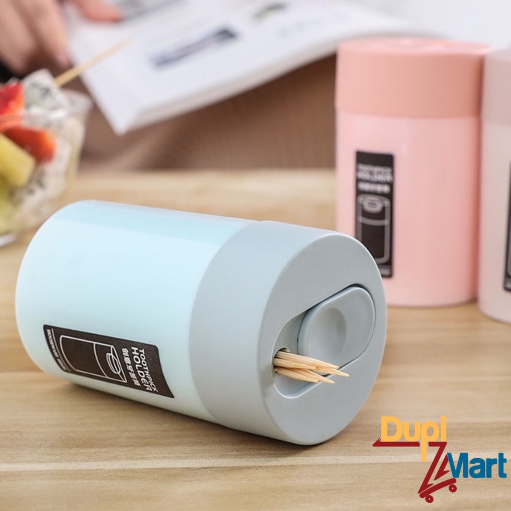 Hủ Đựng Tăm Xỉa Răng - Hộp Đựng Tăm Bằng Nhựa Cao Cấp Kiểu Dáng Dễ Thương - Lọ Đựng Tăm Xinh Xắn Tiện Lợi - DUPIMART