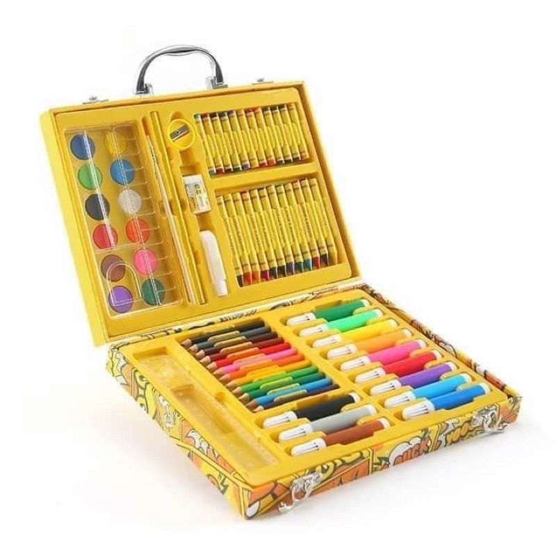 Hộp bút màu G-Duck 67 chi tiết, bút sáp màu cho bé thoả sức sáng tạo