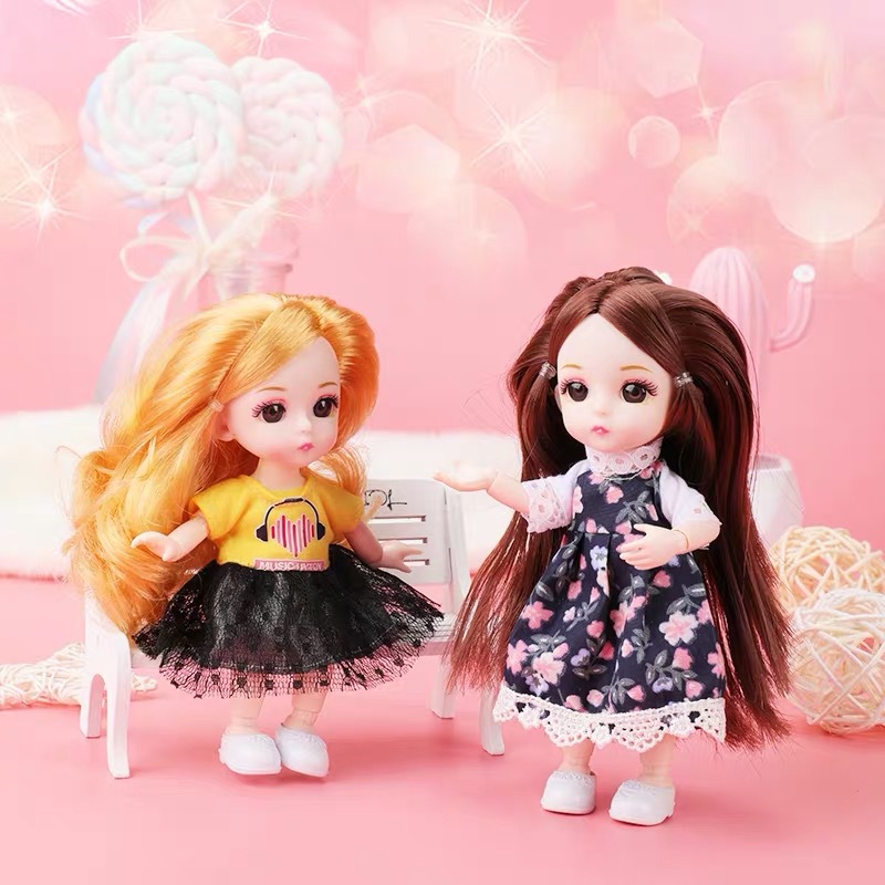 Trang phục trang trí thủ công cho búp bê đồ chơi BJD ob11 16cm