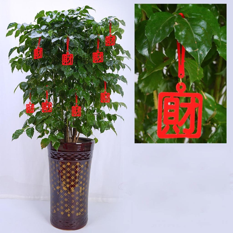 Set 8 phụ kiện đỏ mini phong cách trung hoa trang trí năm mới 2022