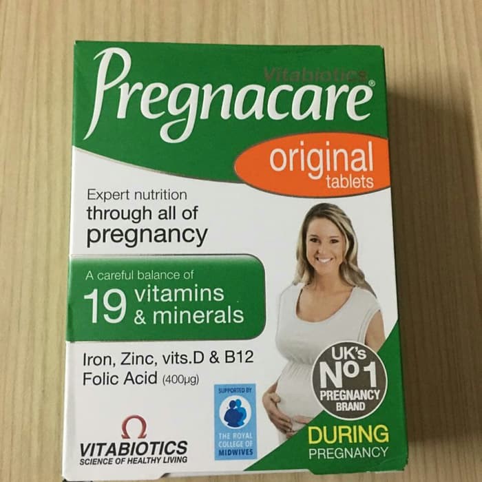 [Mã GROSALEHOT giảm 8% đơn 250K] [TOP 1 SHOPEE] Bổ sung Vitamin khi mang thai Vitabiotics Pregnacare Original (Bill Anh)
