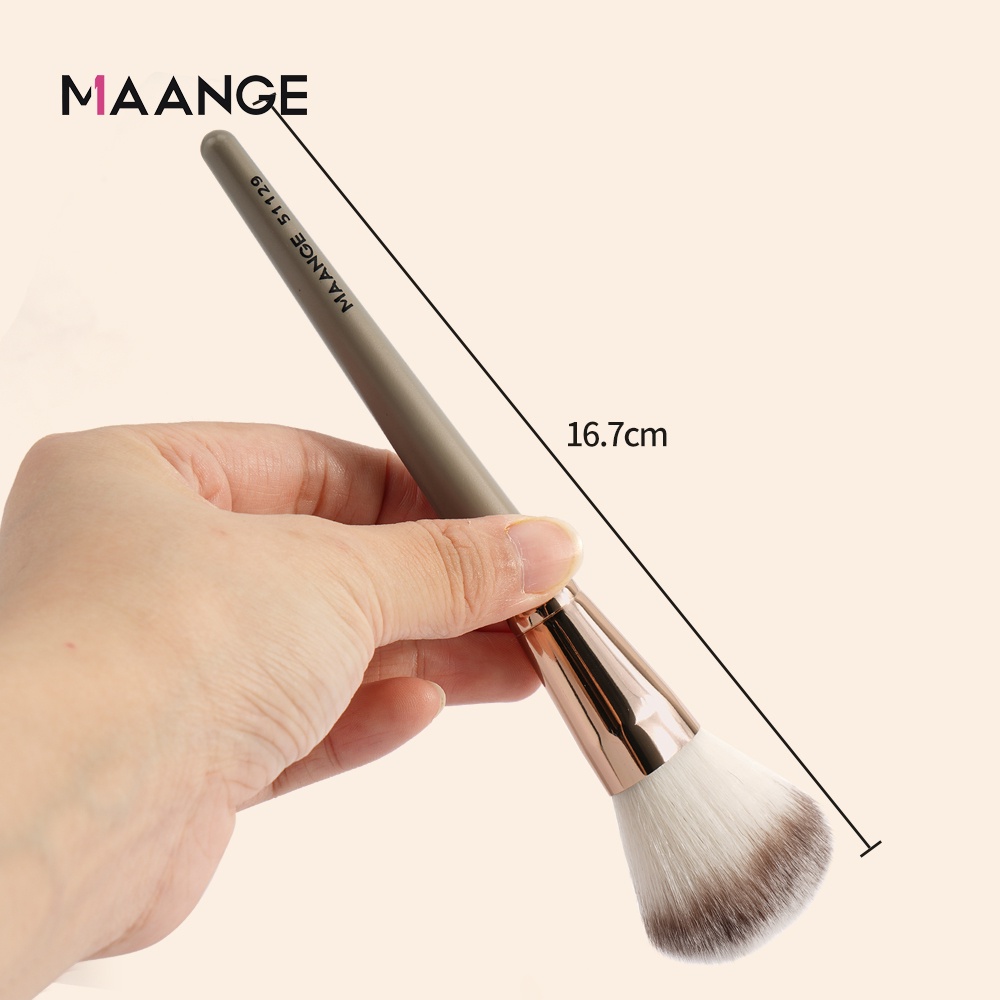 Bộ 3 Cọ Trang Điểm MAANGE Phủ Phấn đánh Má Hồng Highlight