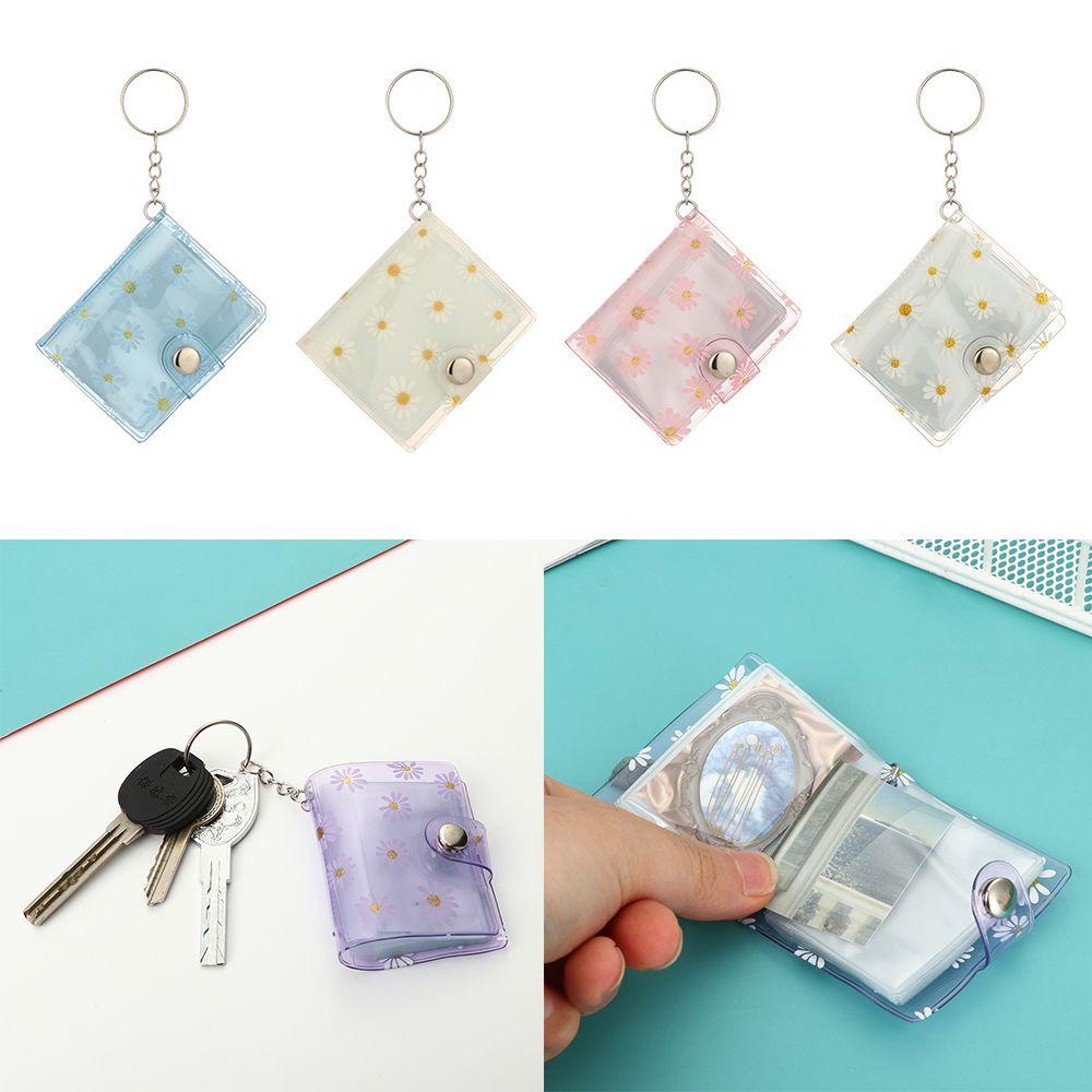 DIACHAVN Album Đựng Ảnh 2 inch 20 Ngăn Kèm Móc Khóa Xinh Xắn