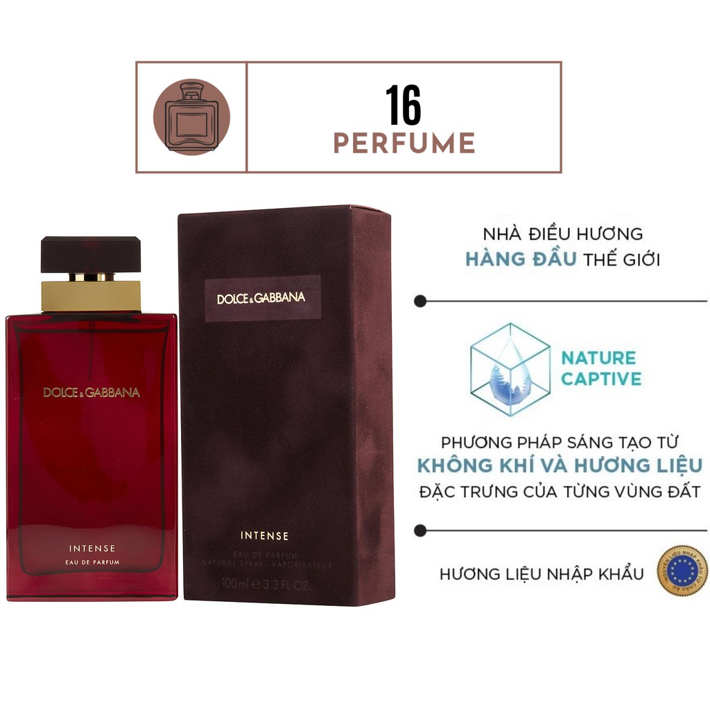 Nước hoa nữ Dolce & Gabbana 100ml , nước hoa thơm mùi trầm hương | Thế Giới Skin Care