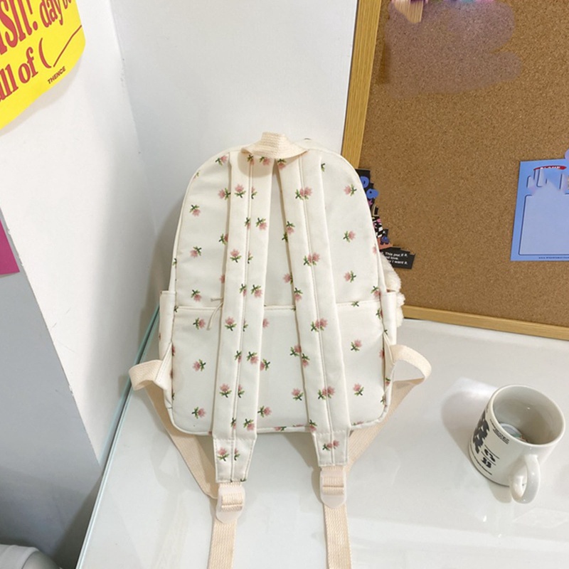 Youyo Ba Lô Nhỏ In Hoa Dễ Thương Đựng Sách Đi Làm / Du Lịch / Đi Học Cho Nữ