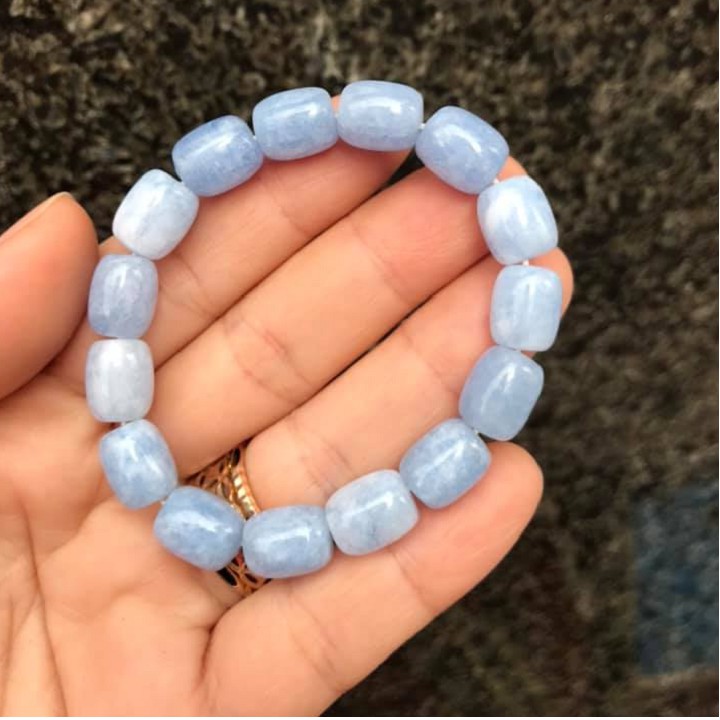 VÒNG TAY LU THỐNG ĐÁ AQUAMARINE