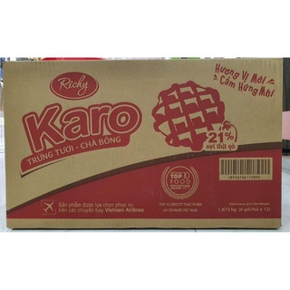 Bánh trứng tươi Karo Richy –vị chà bông (thùng 72 cái)