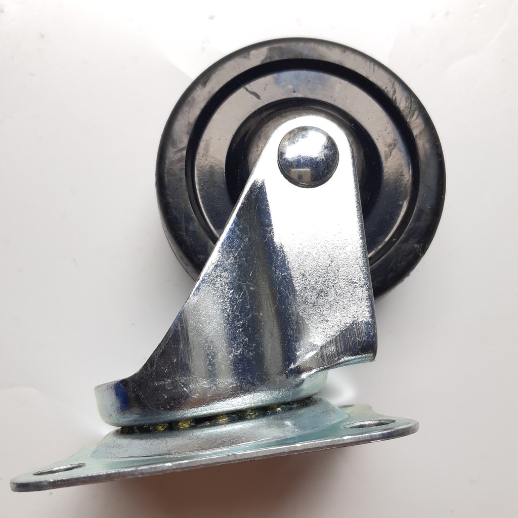 Bánh xe nhựa đen các loại 4cm 5cm 6cm 7cm - MITUHOME - Phục vụ vận chuyển hàng hóa, thay bánh xe, lắp mới