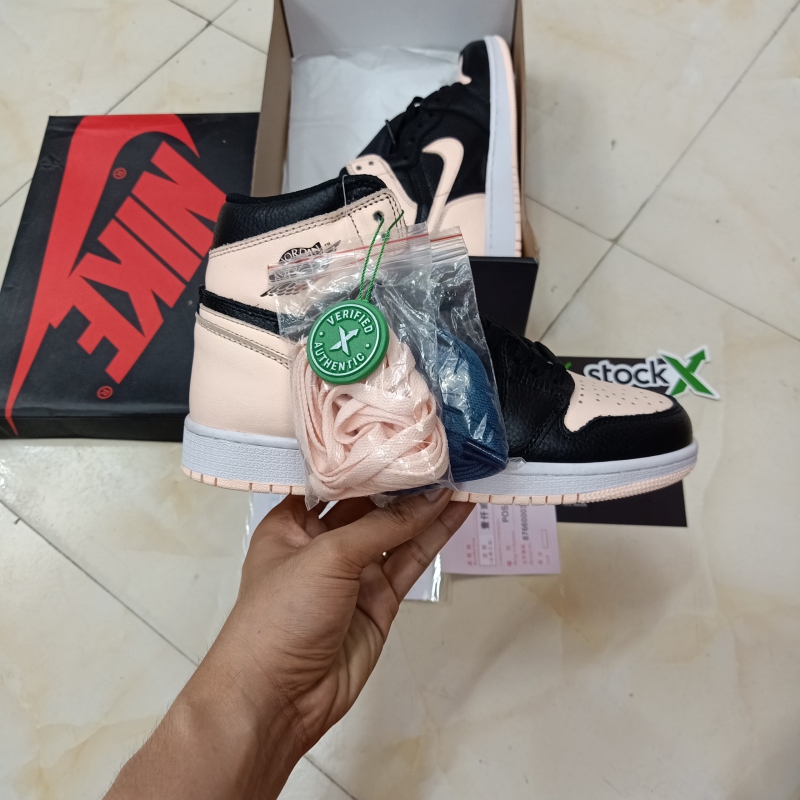 Giày Jordan 1 Cổ Cao Hồng Phấn