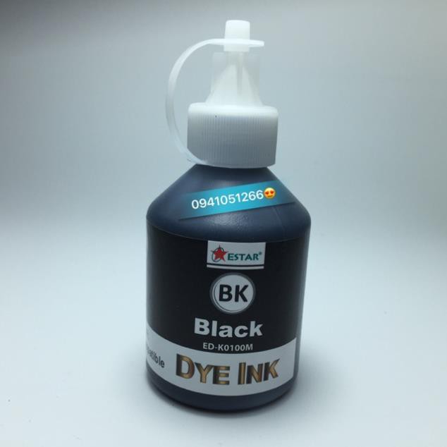 Mực in phun màu đen(Black) dùng cho HP deskjet 1115/GT 5810/5820- Canon IP 2770/2870/IP3680/7270(Đen)