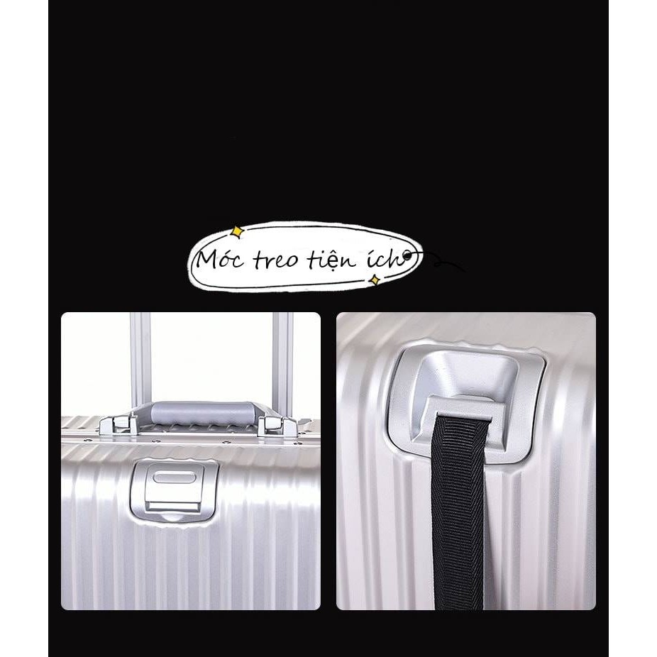 Vali Nhôm  size 24 26 29 vali nhôm nguyên khối size đại