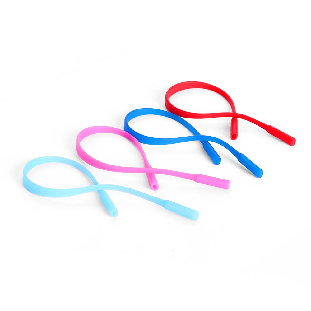 ☆YOLA☆ 2 Pcs Adjustable Silicone Eyeglasses Straps Holder Band Glasses Chain Sunglasses String Ropes Lanyards Sports Cord 13 Colous High Elastic Anti Slip/Multicolor