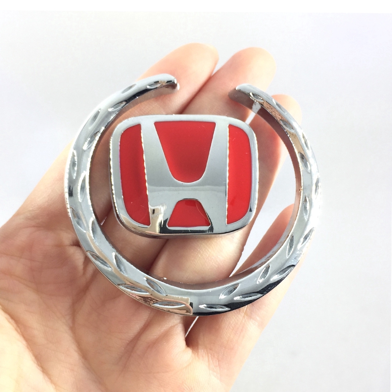 Miếng dán logo Honda bằng kim loại trang trí xe hơi